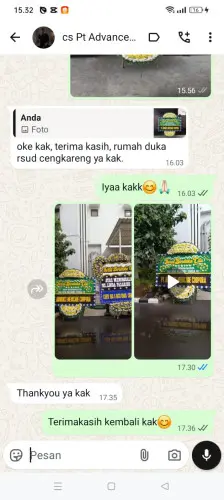 Testimonial Papan Bunga Pernikahan cahayamekar