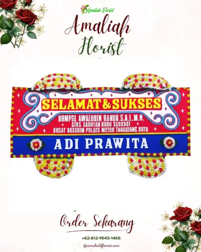 Karangan Bunga Ucapan Selamat cahayamekar
