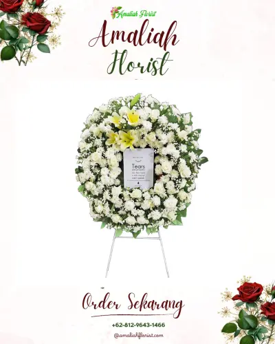 Krans Bunga Duka Cita cahayamekar